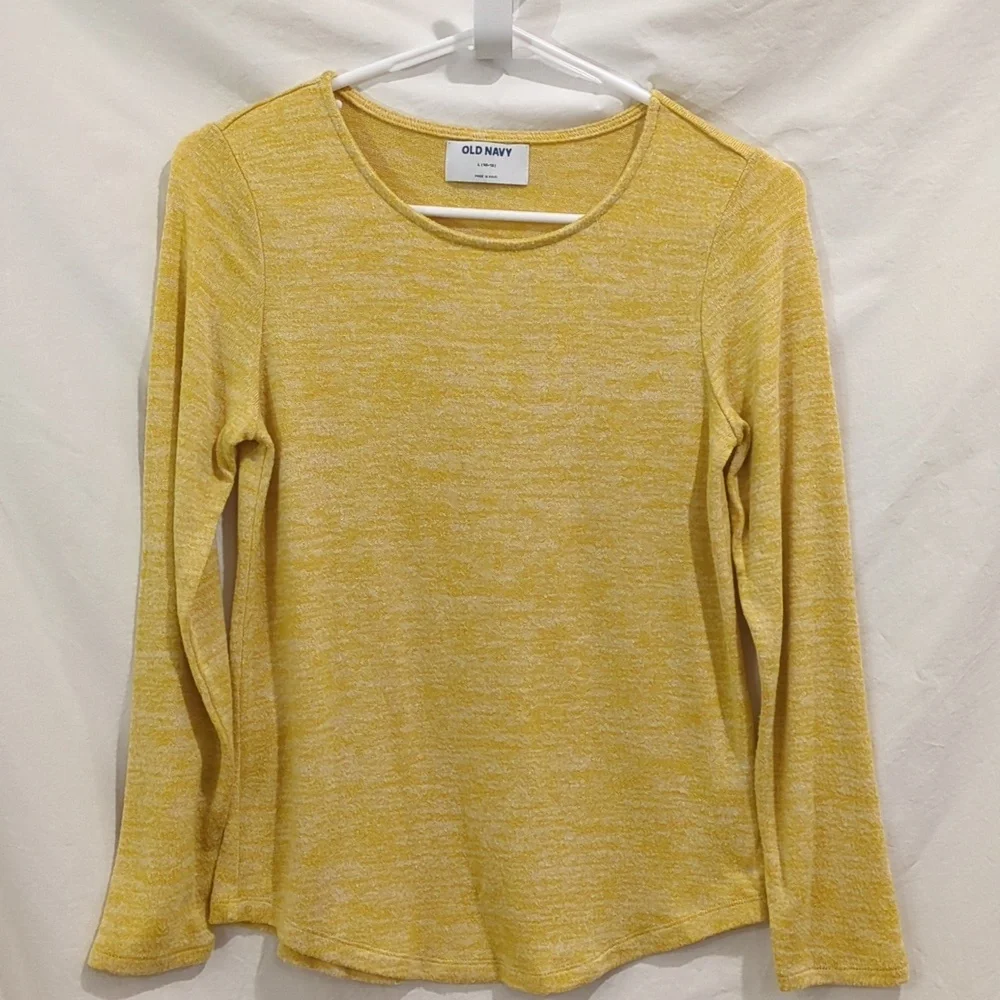 Old Navy | Golden Yellow Pullover Lightweight Sweater Long Sleeves | L